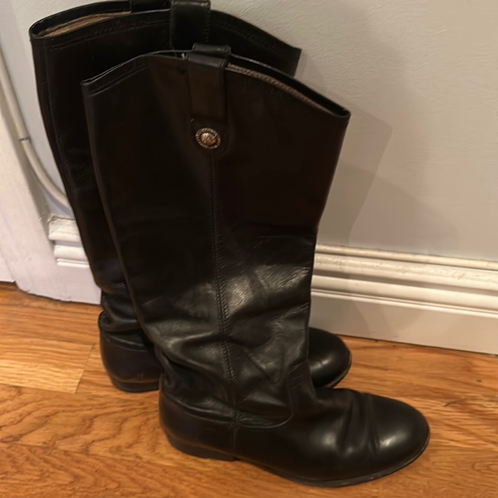 Frye leather tall boots size 5.5